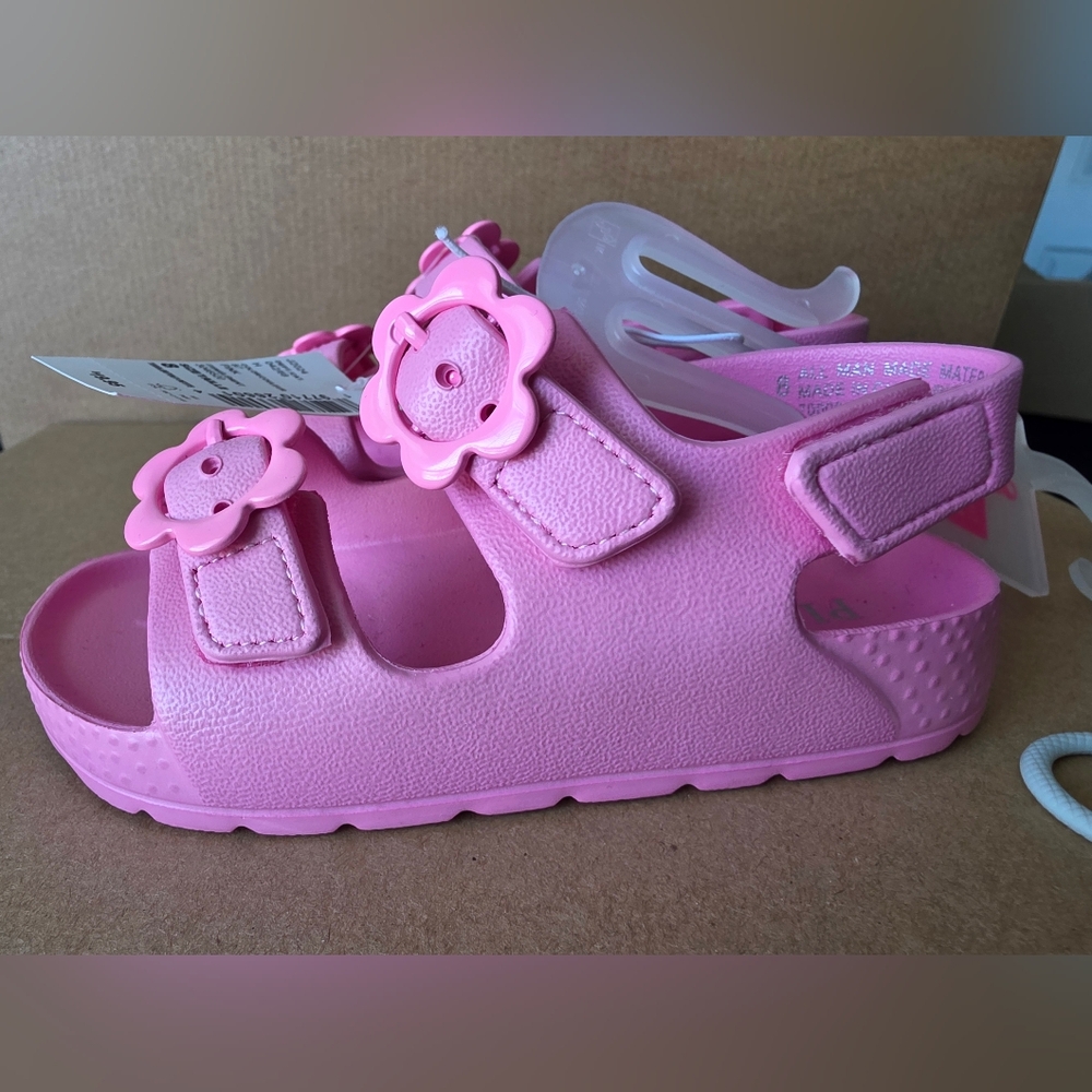 The Children's Place Pink Flower Sandals